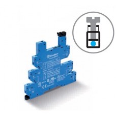 93640024, Розетка MasterINPUT с винтовыми клеммами (с зажимной клетью) для реле 34 серии; питание 24В АС/DC; в комплекте пластиковая клипса; опции: LED